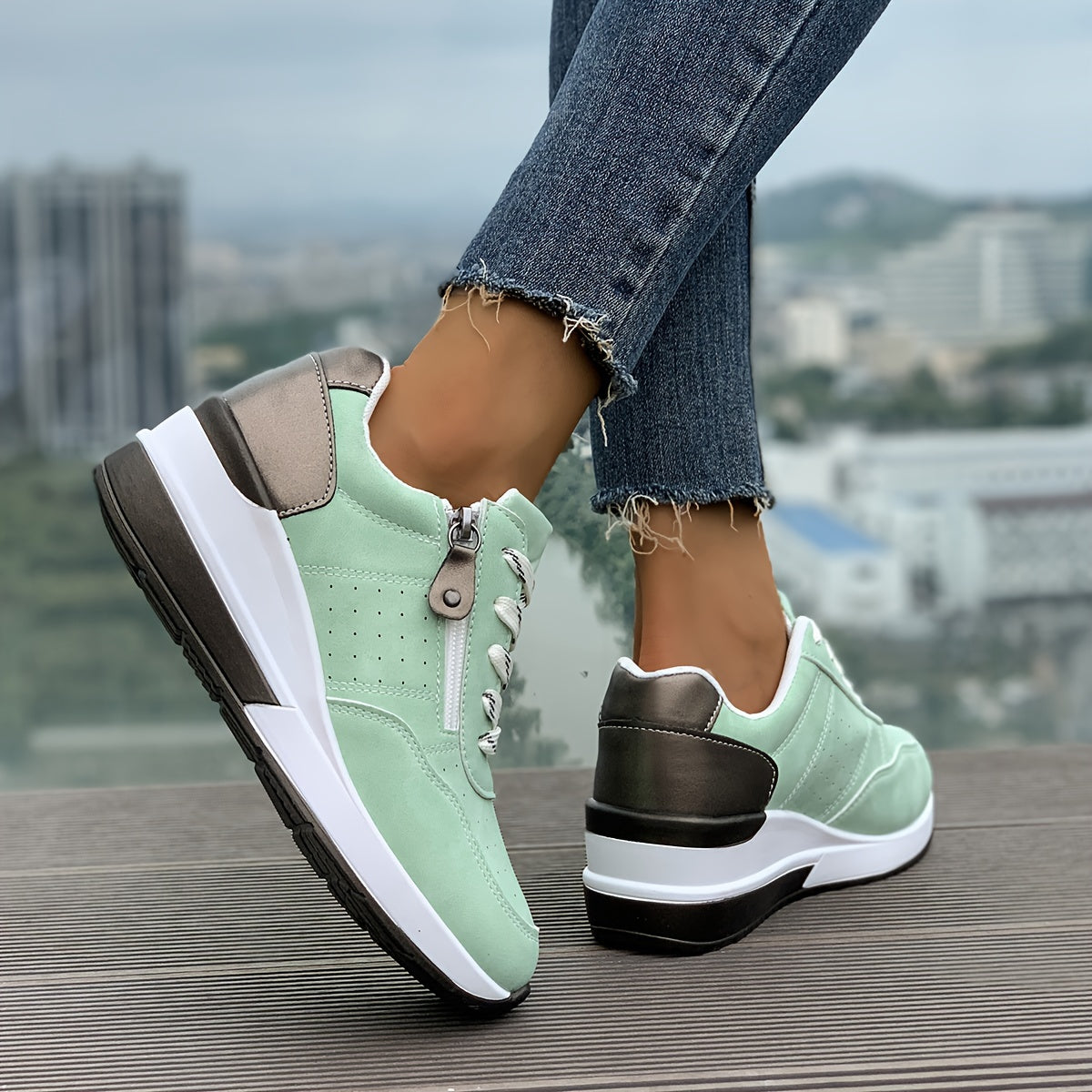 Bella - Luksusowe, wygodne damskie buty ortopedyczne z eleganckim zamkiem z boku i stylową, solidną podeszwą.