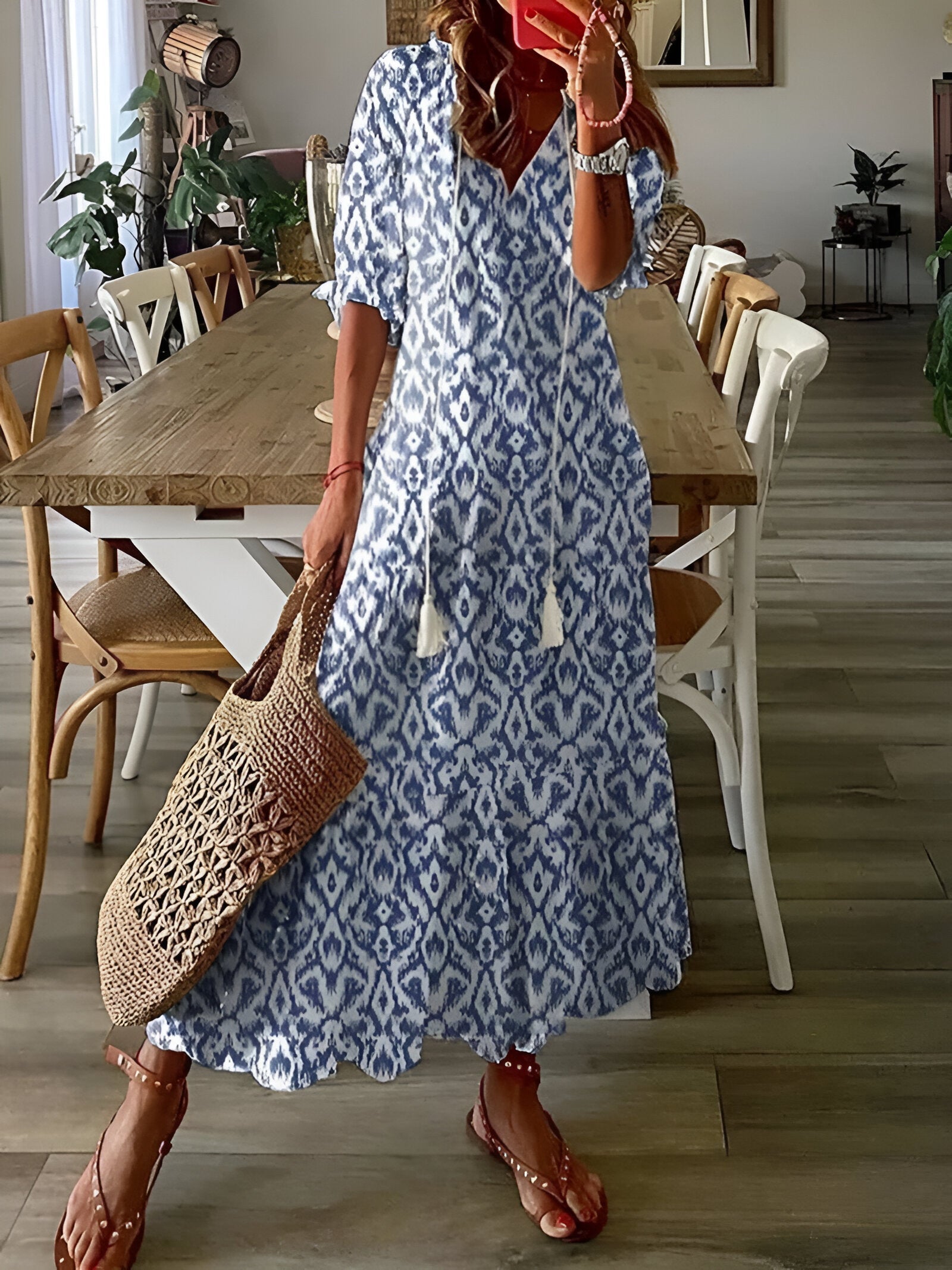 Guus - Boho chic w lekkiej, zwiewnej sukience